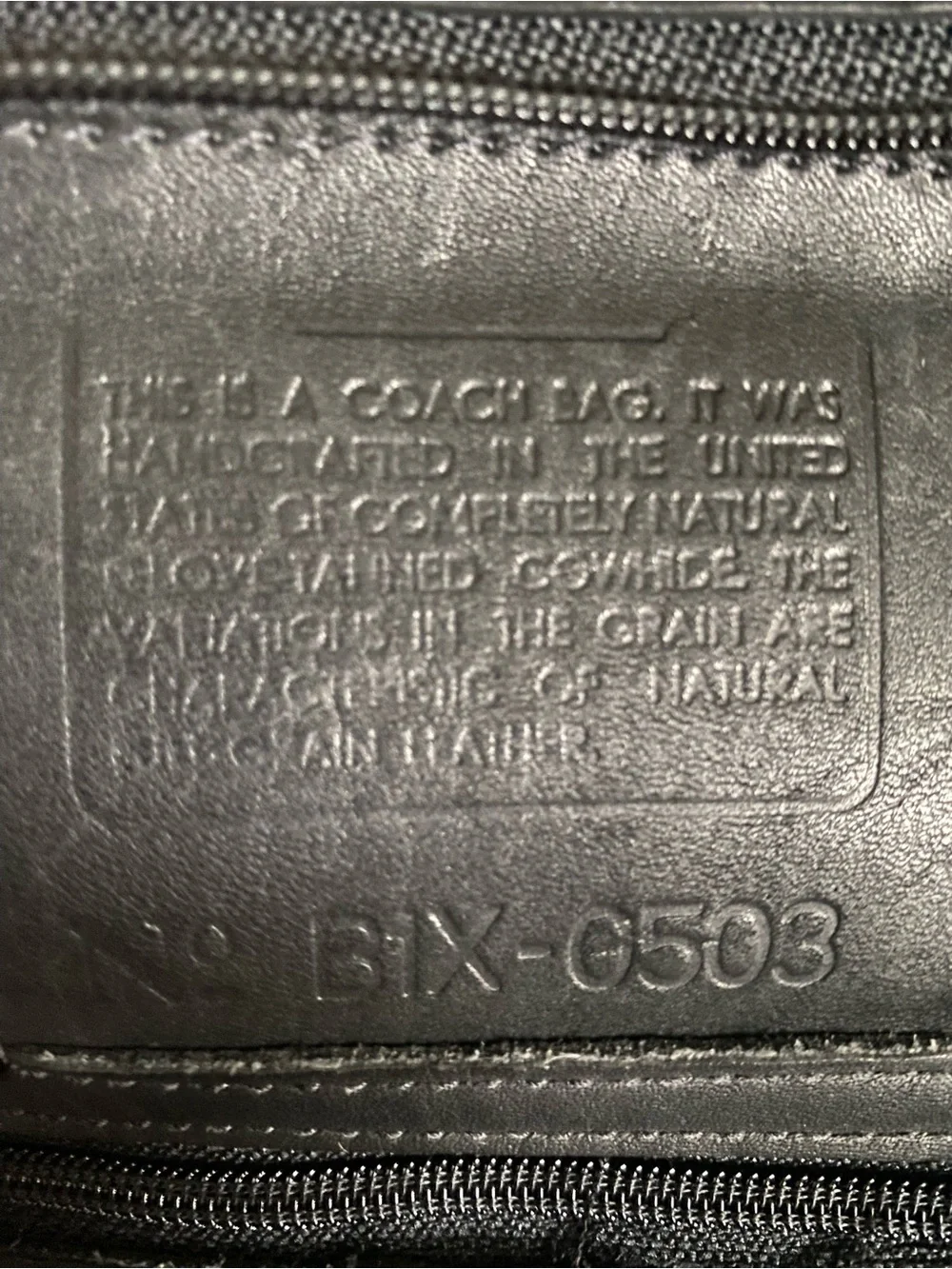 Coach Large Leather Duffle Bag